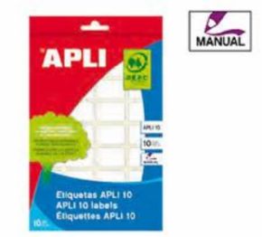 Etiquetas APLI 10 hojas